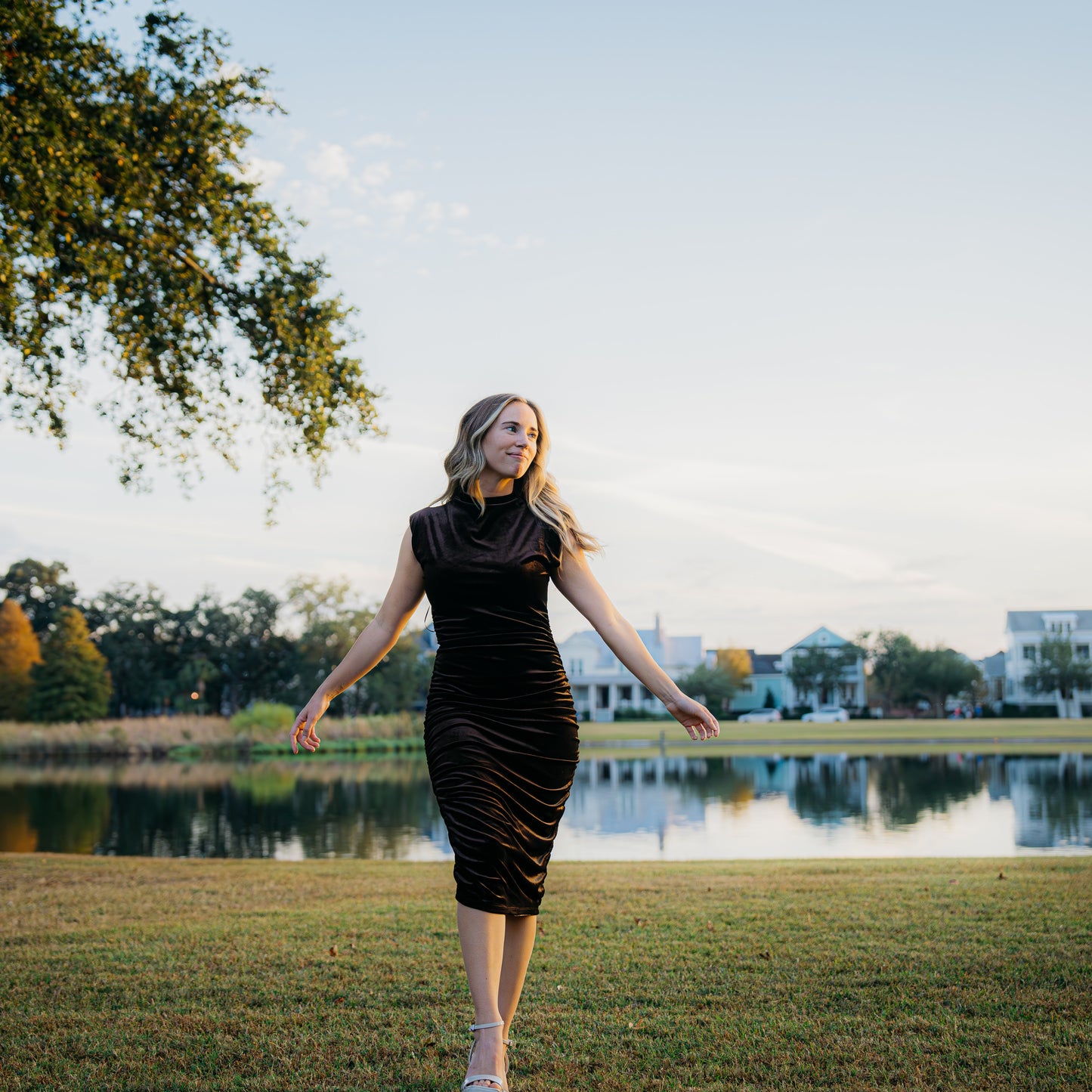 Biltmore Velvet Bodycon Dress
