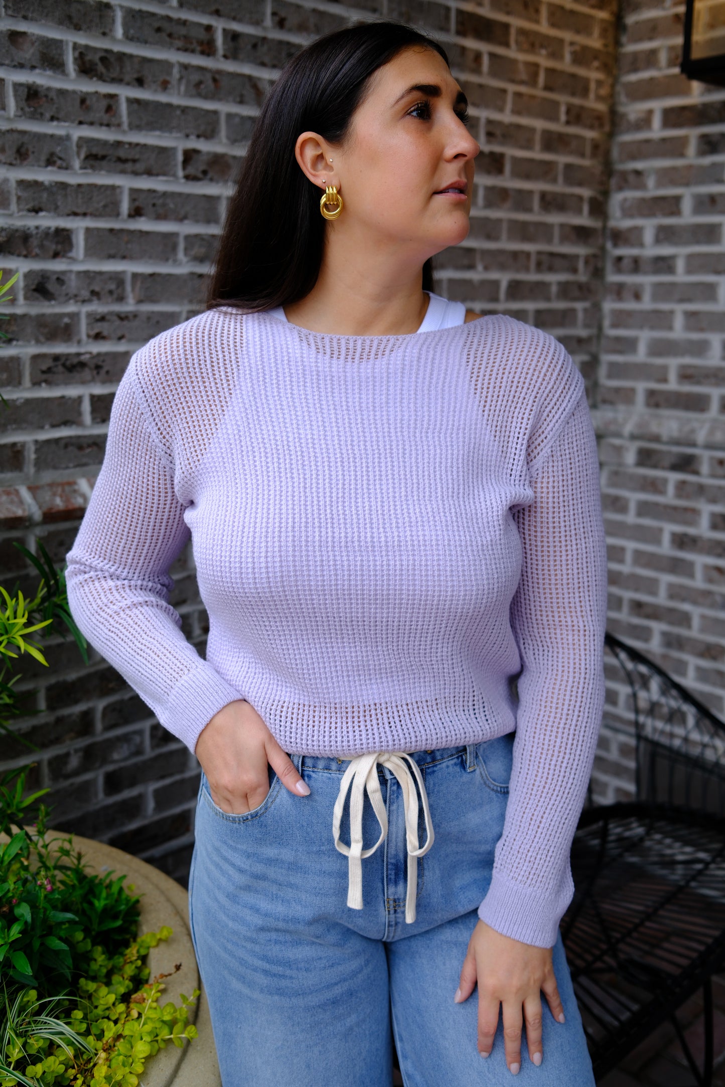 Emma Open Stitch Sweater