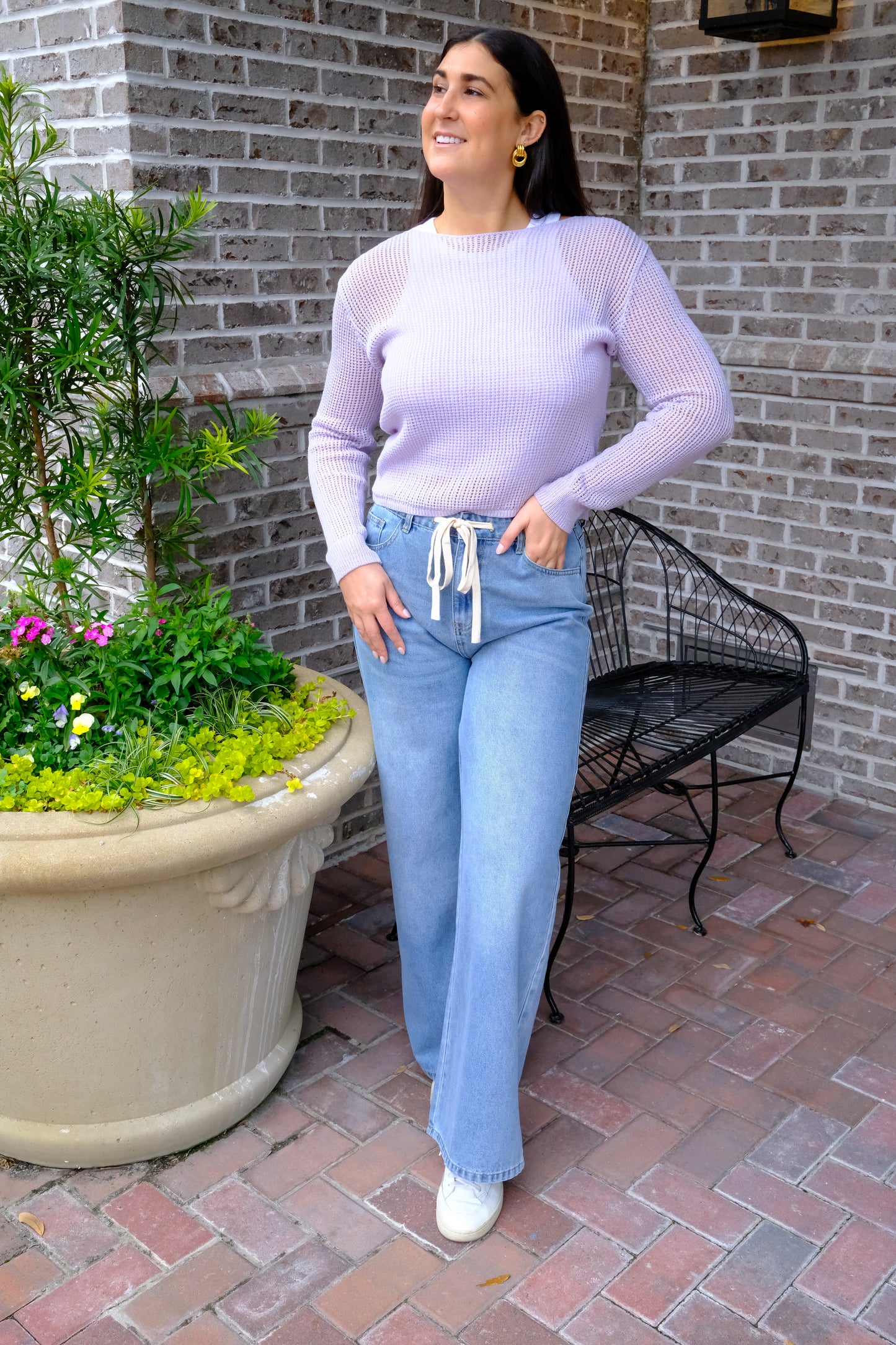 Emma Open Stitch Sweater