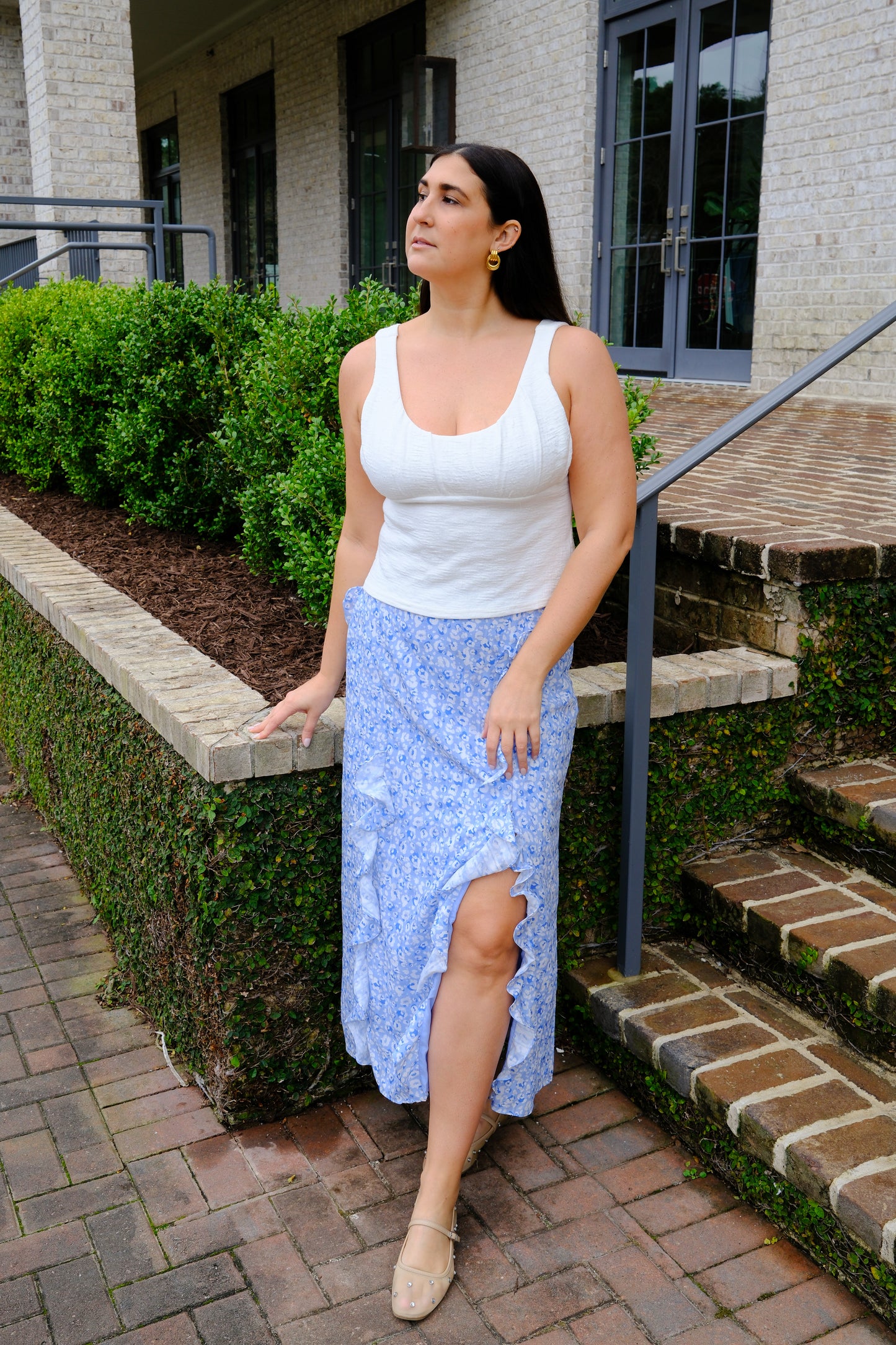 Arcadia Ruffle Maxi Skirt