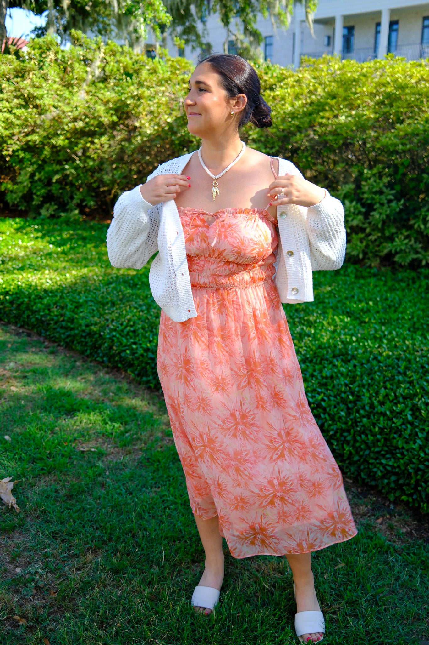Goldie Smocked Midi Dress
