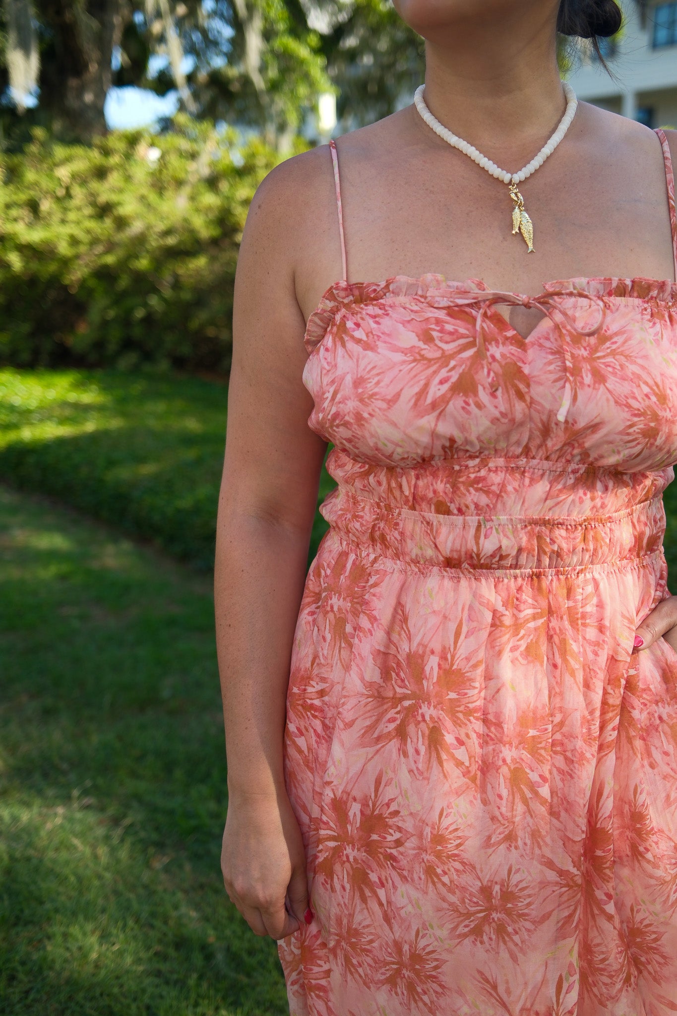 Goldie Smocked Midi Dress