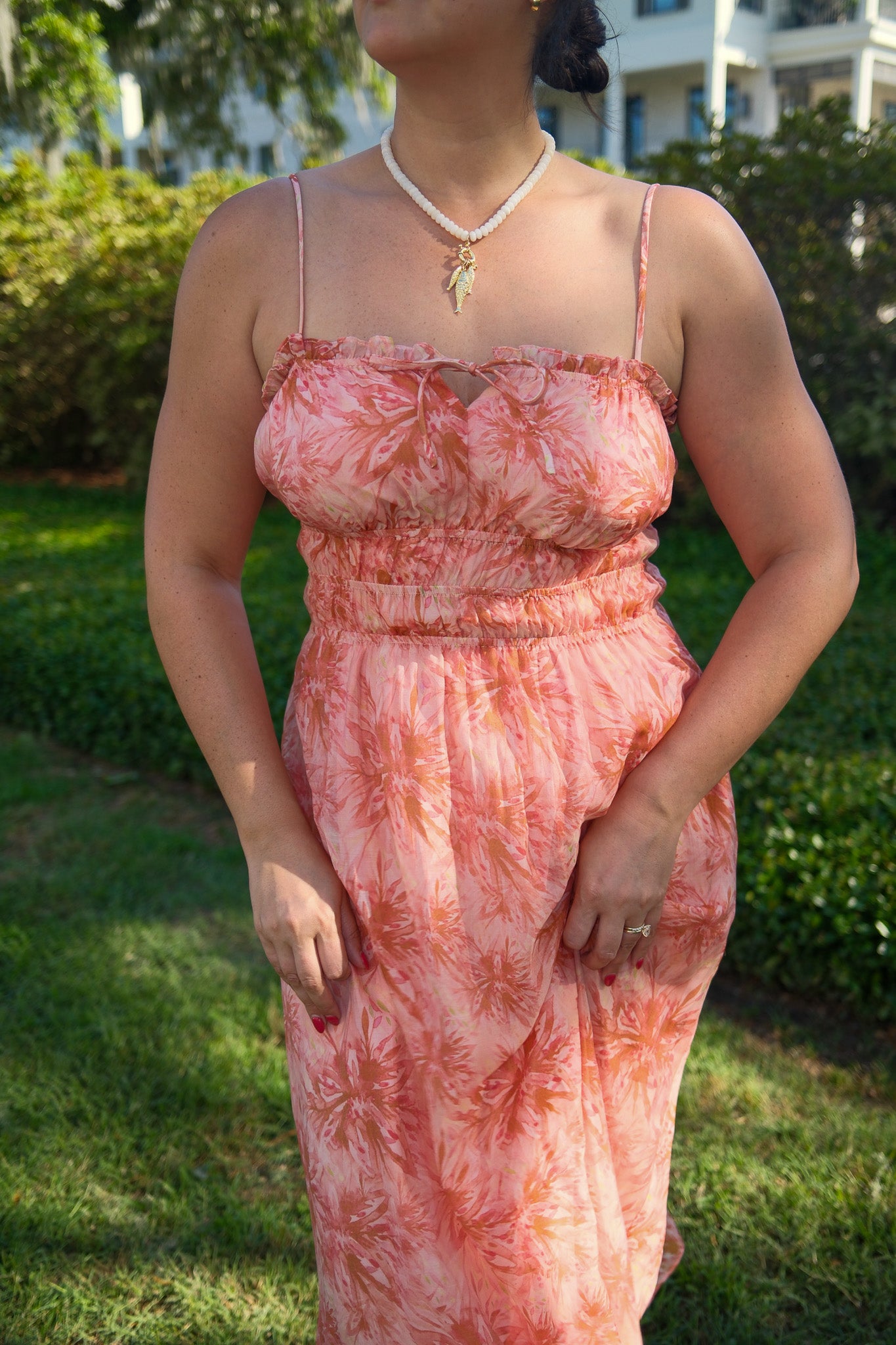 Goldie Smocked Midi Dress