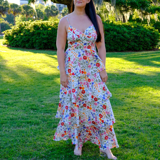 Shiloh Floral Tiered Dress