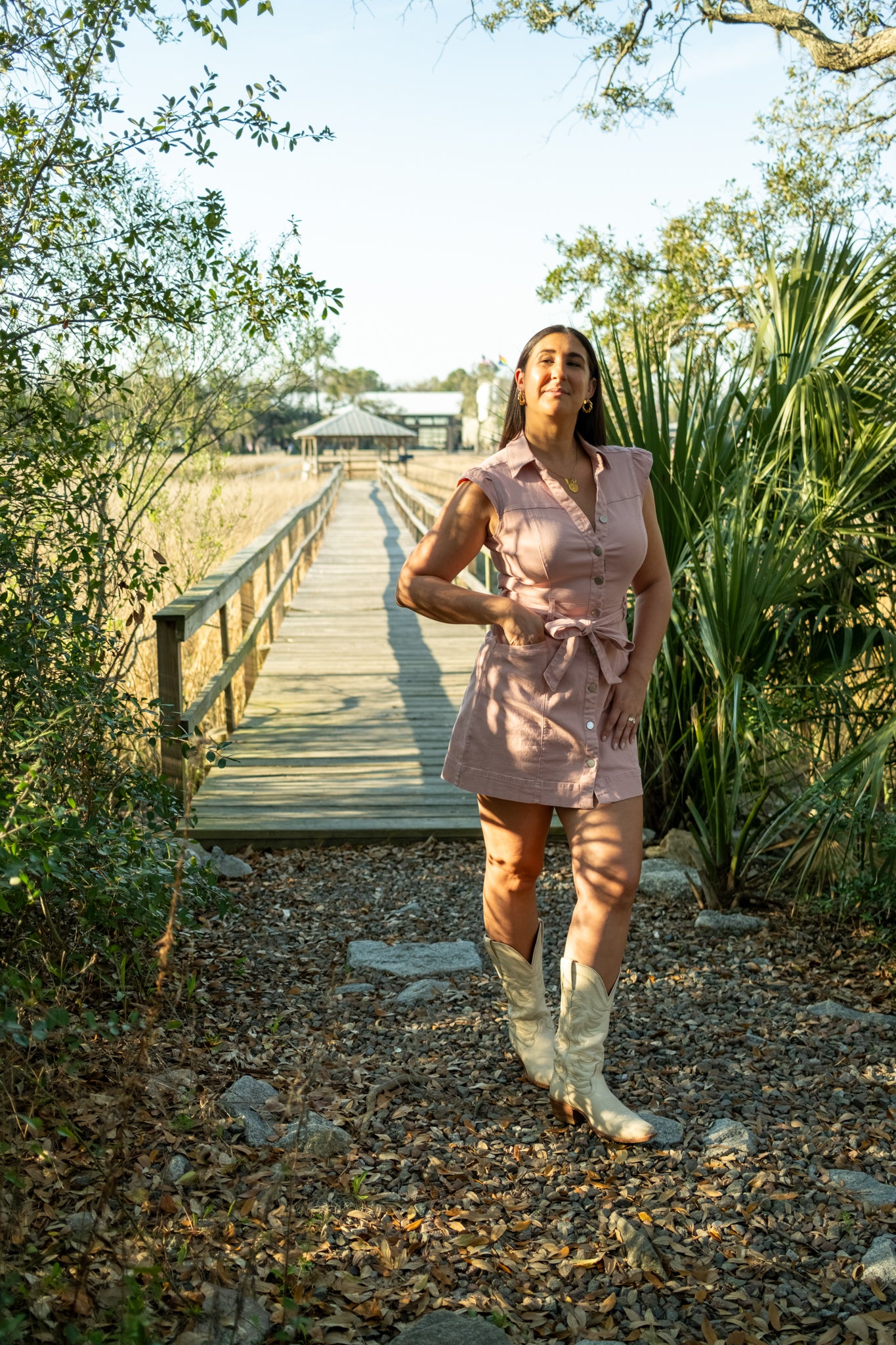 Ella Denim Mini Dress