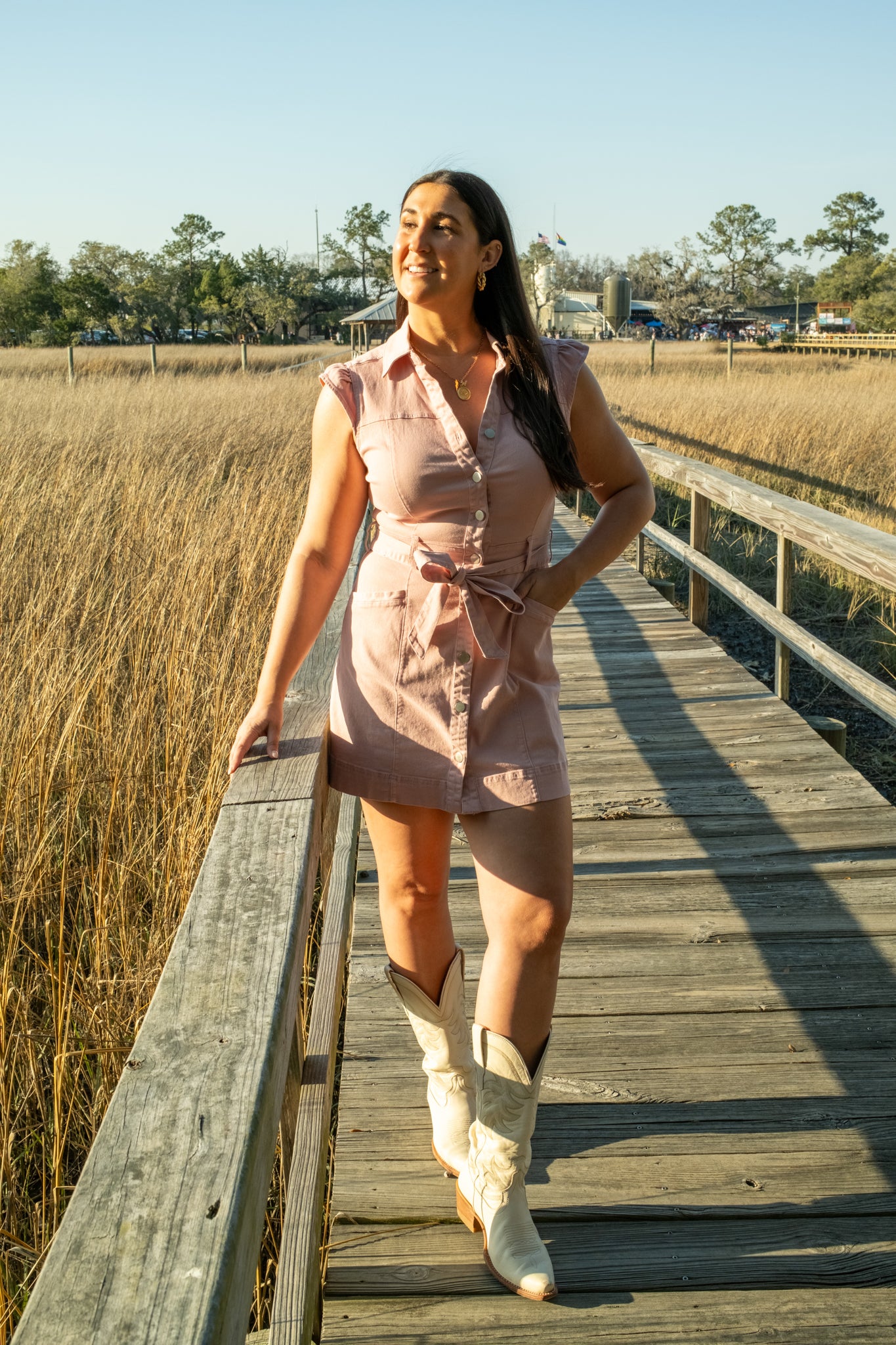 Ella Denim Mini Dress