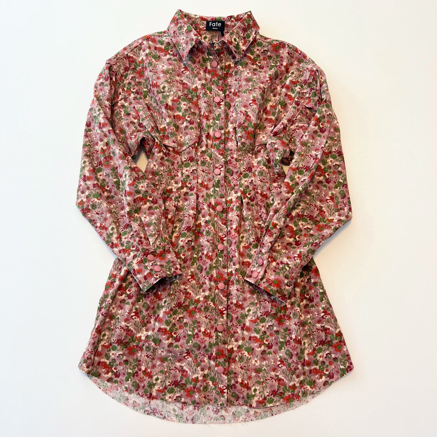 Carlin Corduroy Shirt Dress