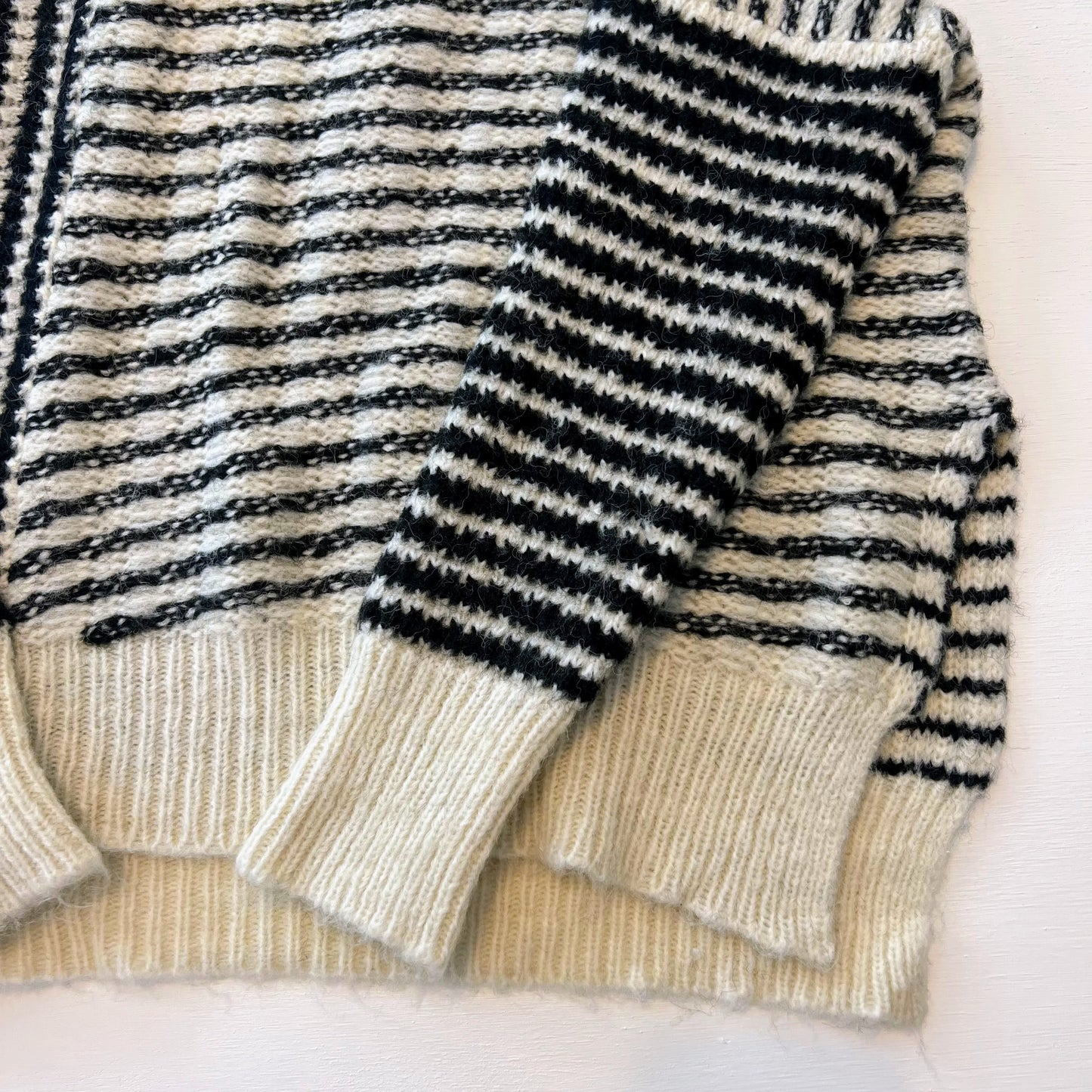 Ashley Asymmetrical Striped Sweater