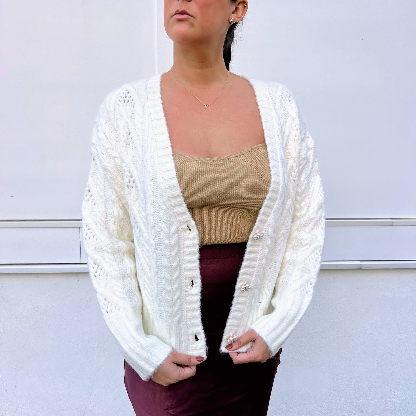 Emmet Jeweled Cardigan Sweater