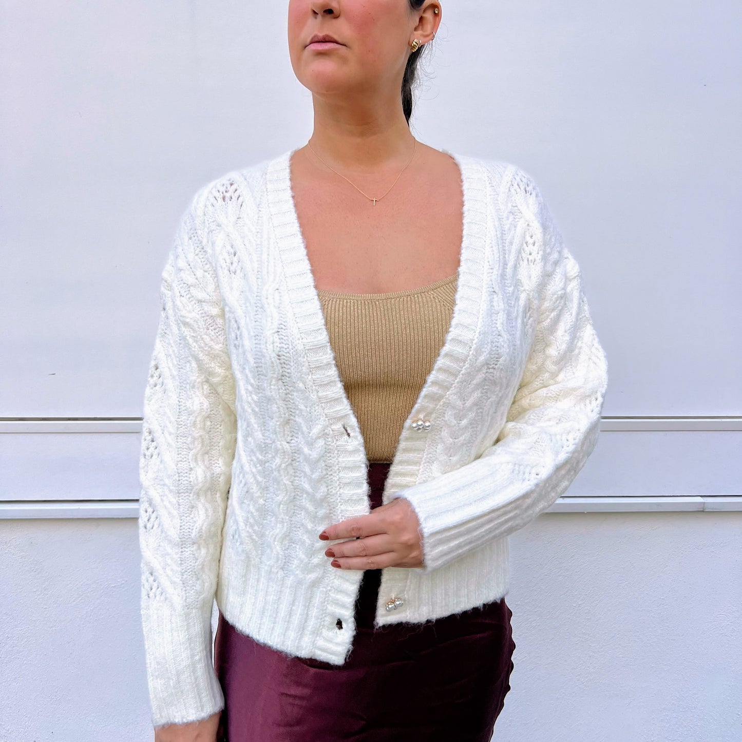Emmet Jeweled Cardigan Sweater