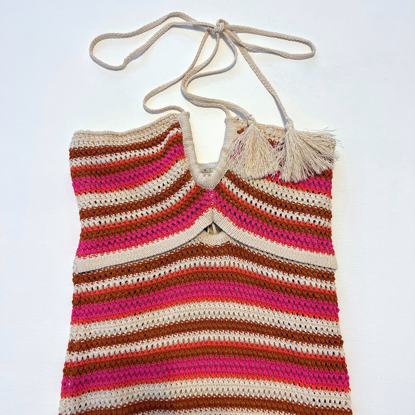 Cabana Crochet Midi Dress