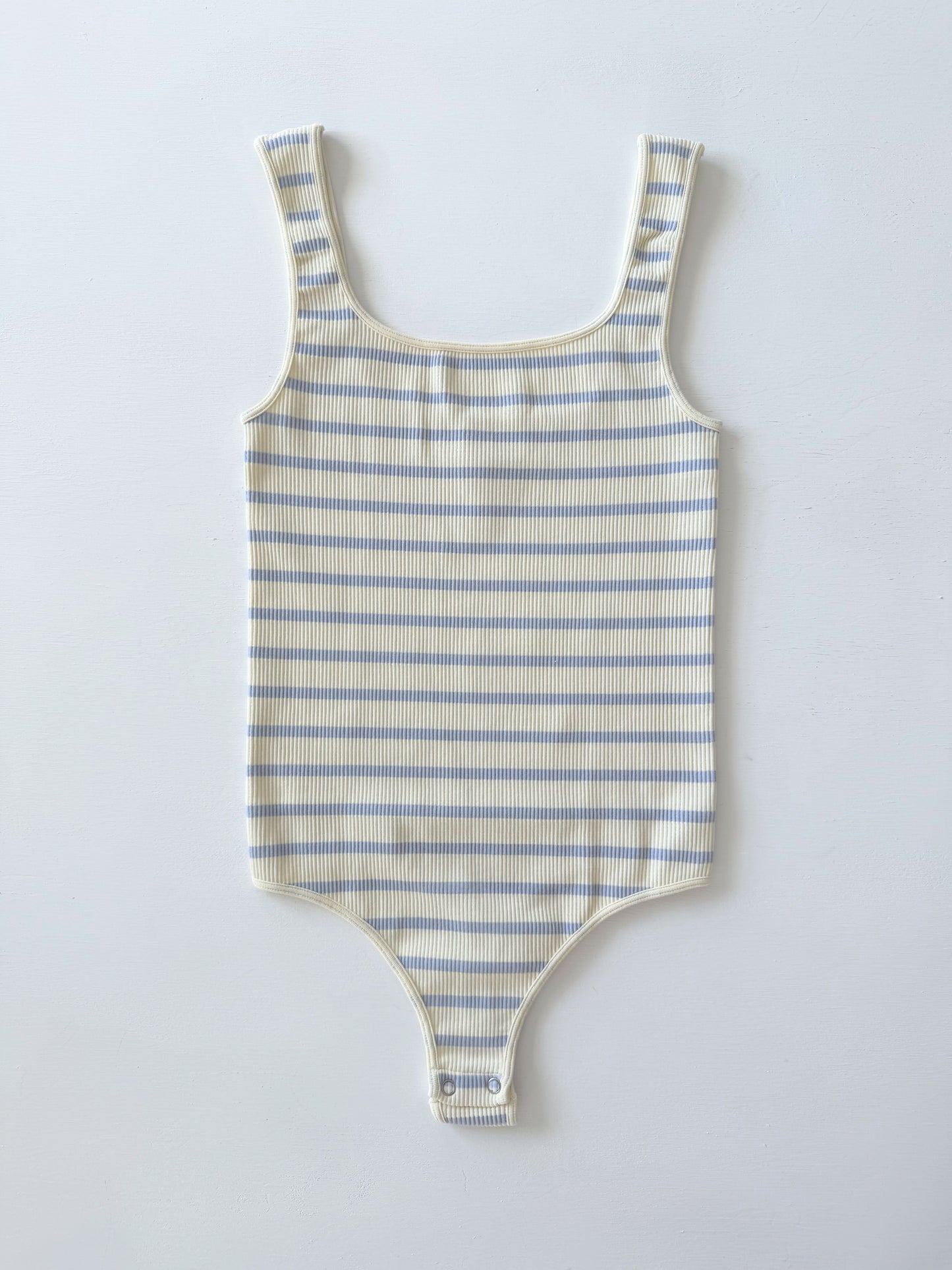 Harper Striped Ribbed Bodysuit