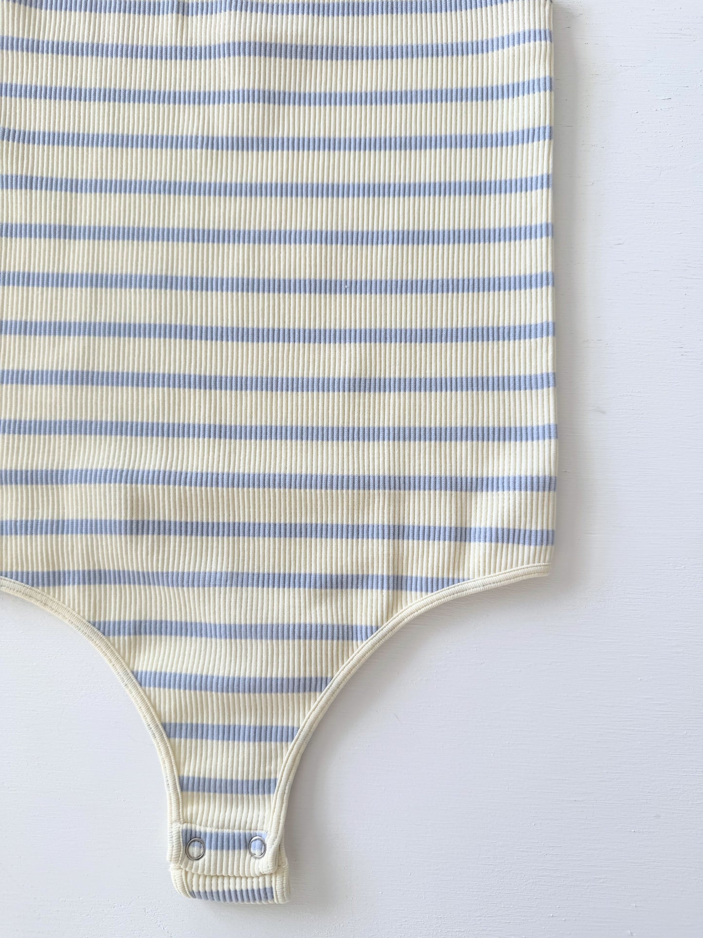 Harper Striped Ribbed Bodysuit