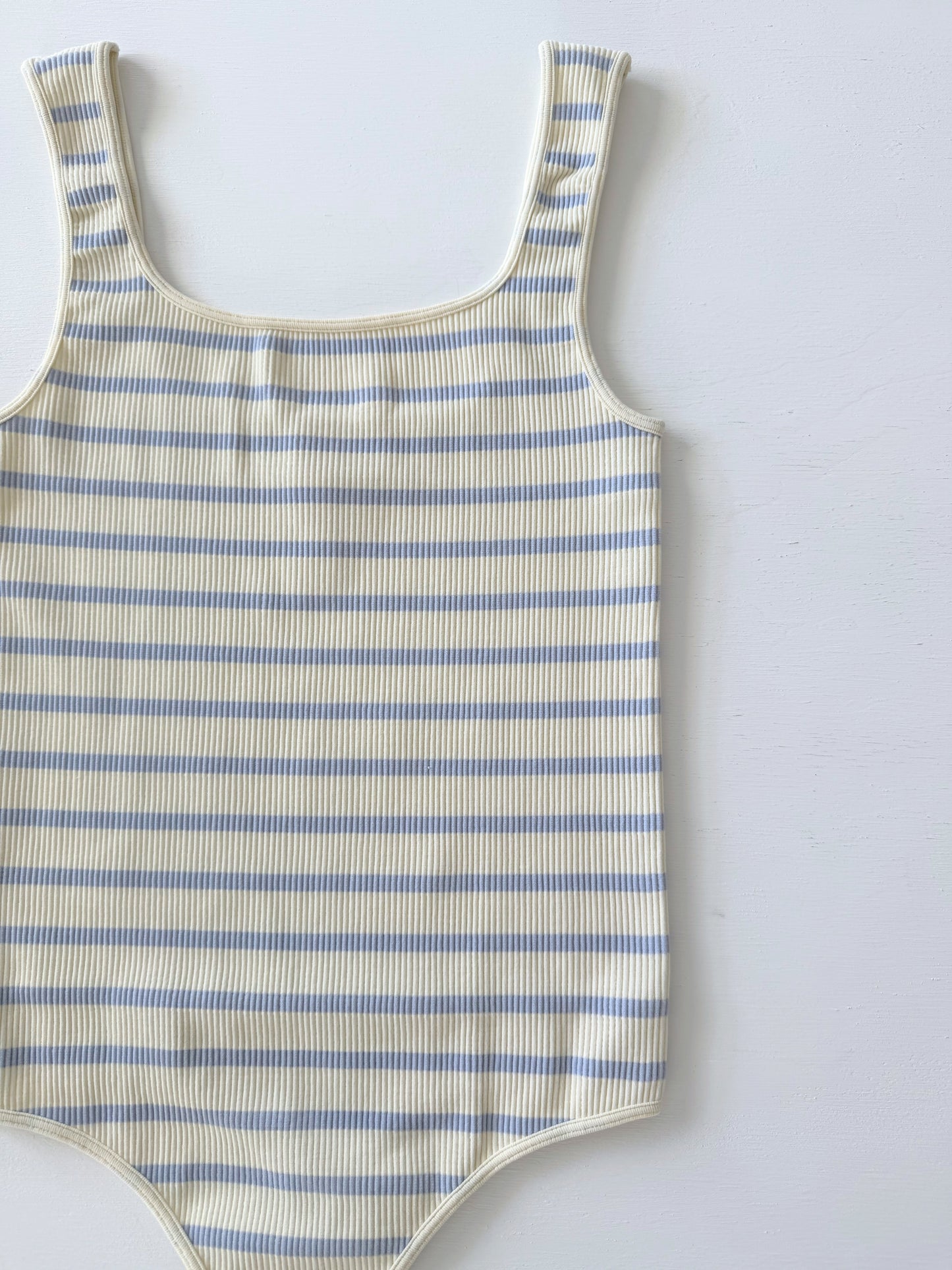Harper Striped Ribbed Bodysuit