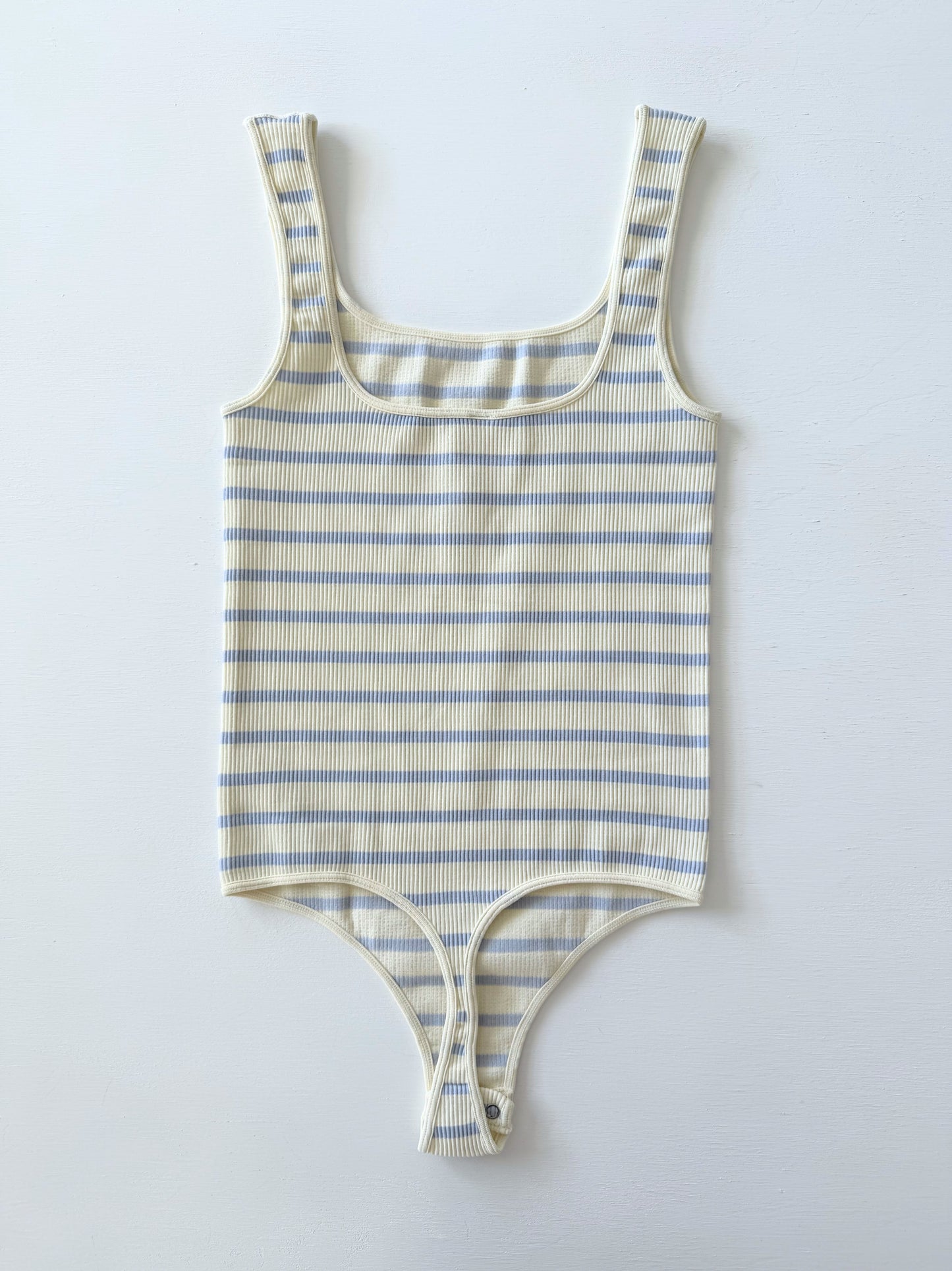 Harper Striped Ribbed Bodysuit