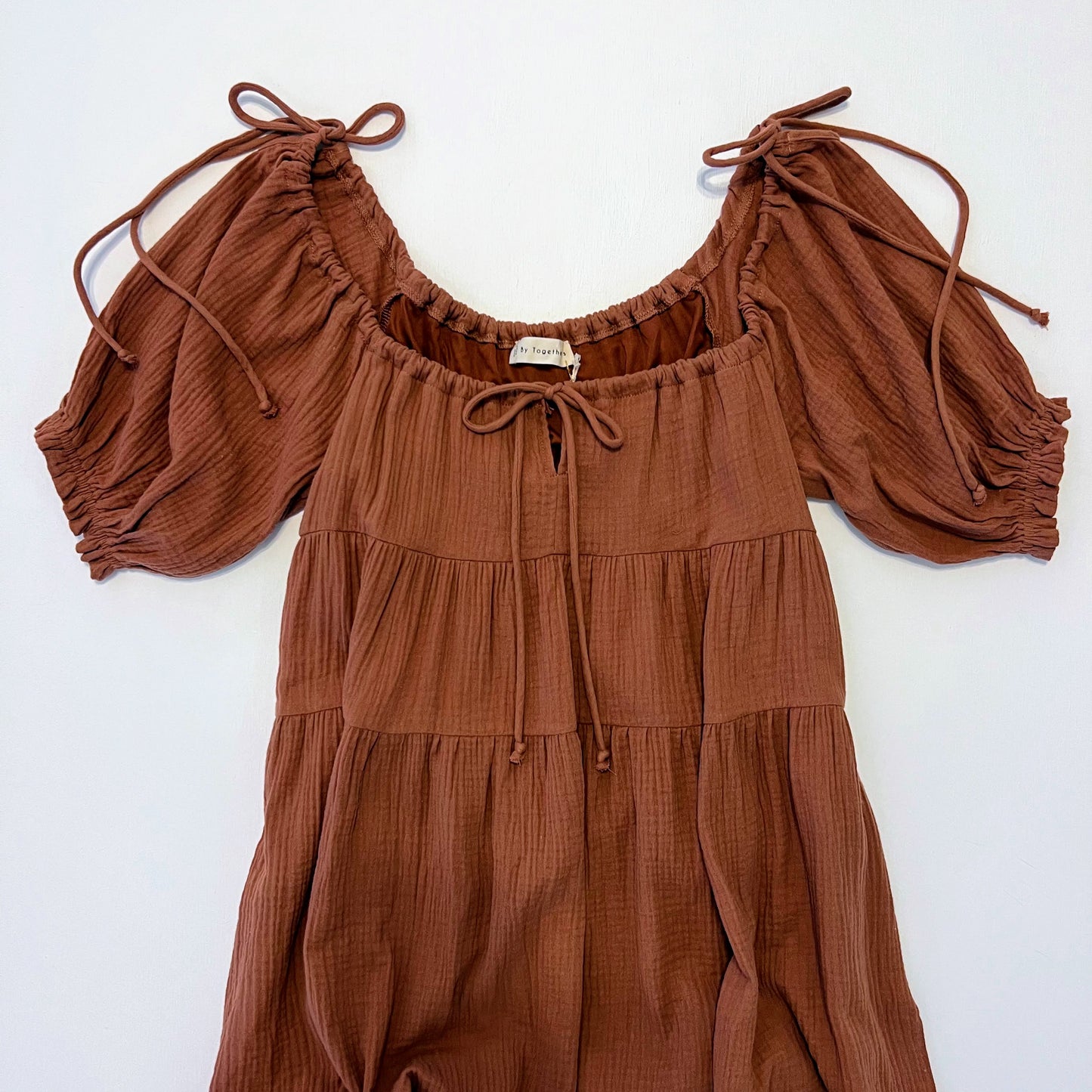 Macon Terracotta Midi Dress