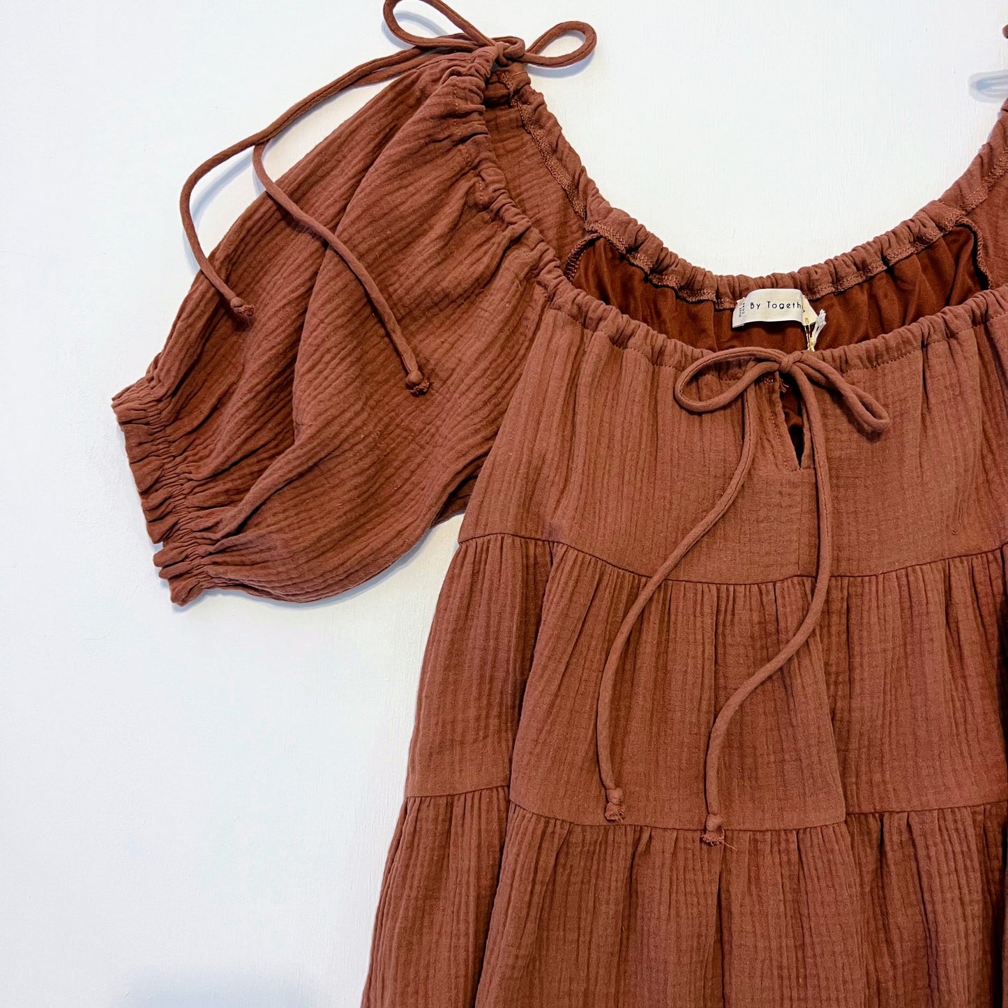 Macon Terracotta Midi Dress