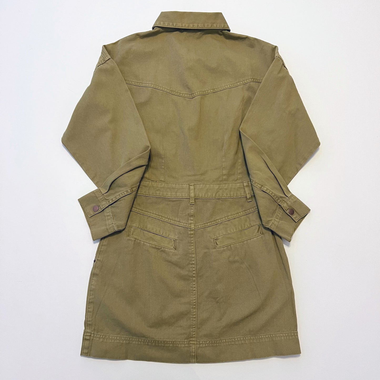 Tradd Washed Cotton Utility Dress
