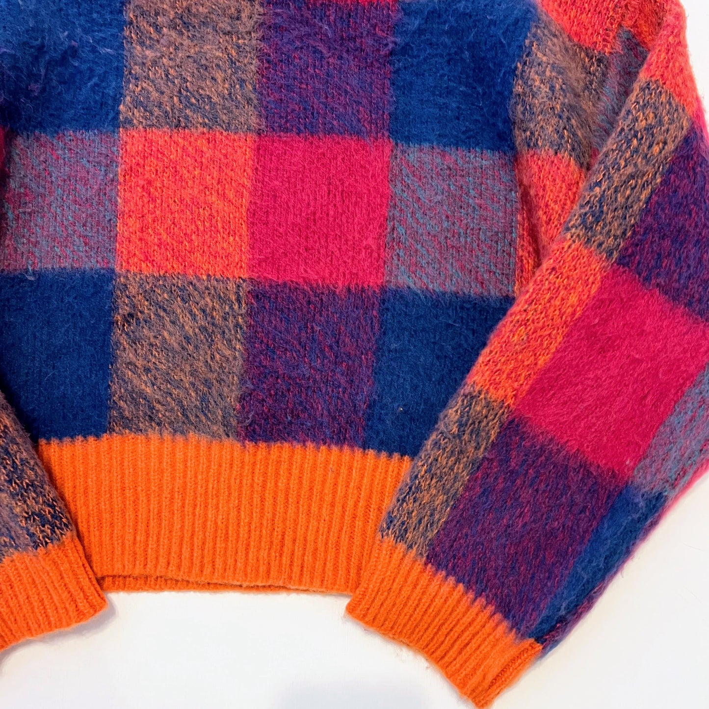 Percy Plaid Crew Neck Sweater