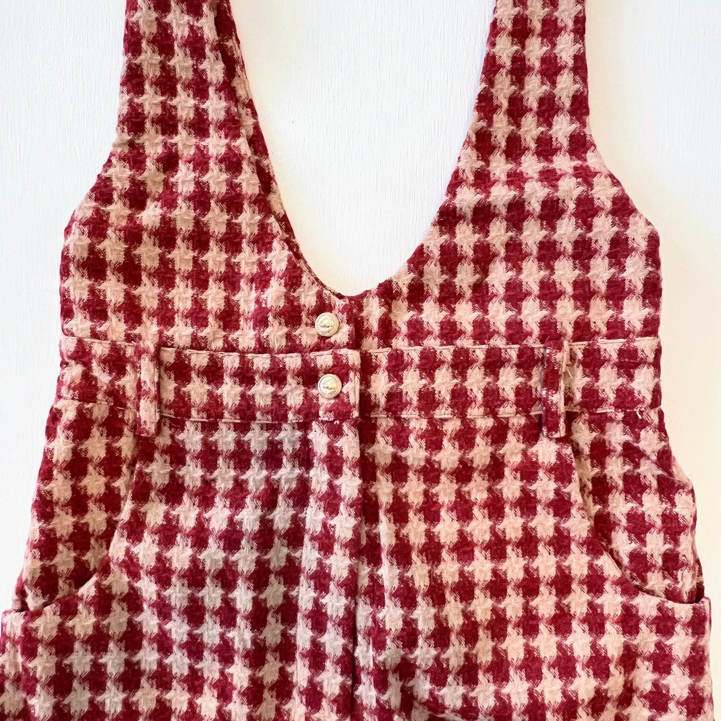 Sabrina Houndstooth Jumpsuit