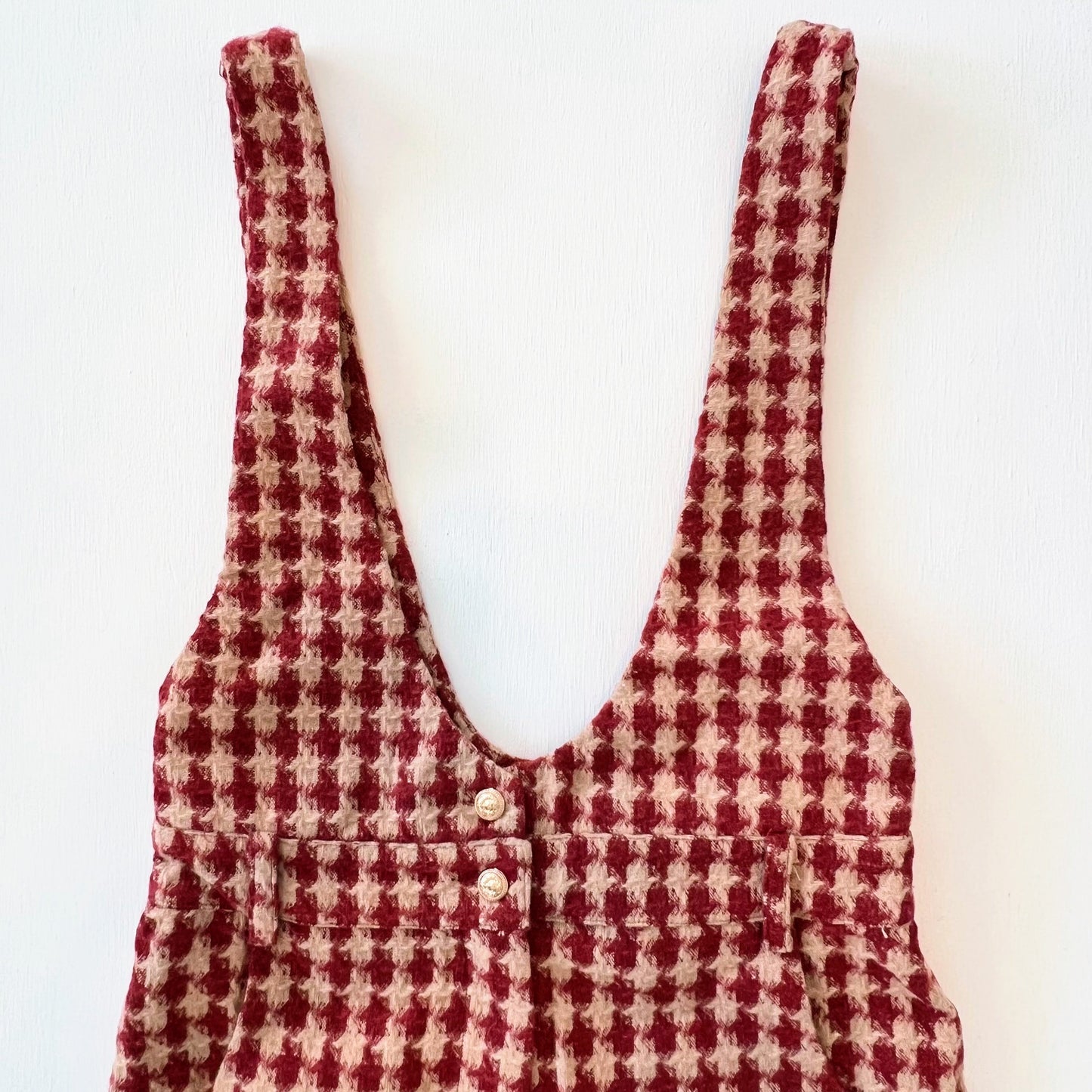 Sabrina Houndstooth Jumpsuit