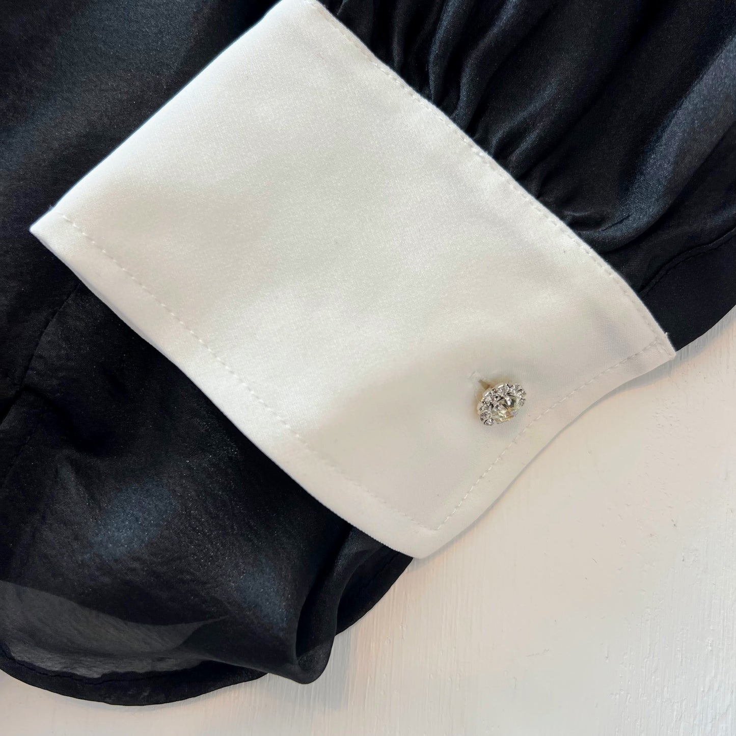 Laurel Sheer Collared Blouse with Tie