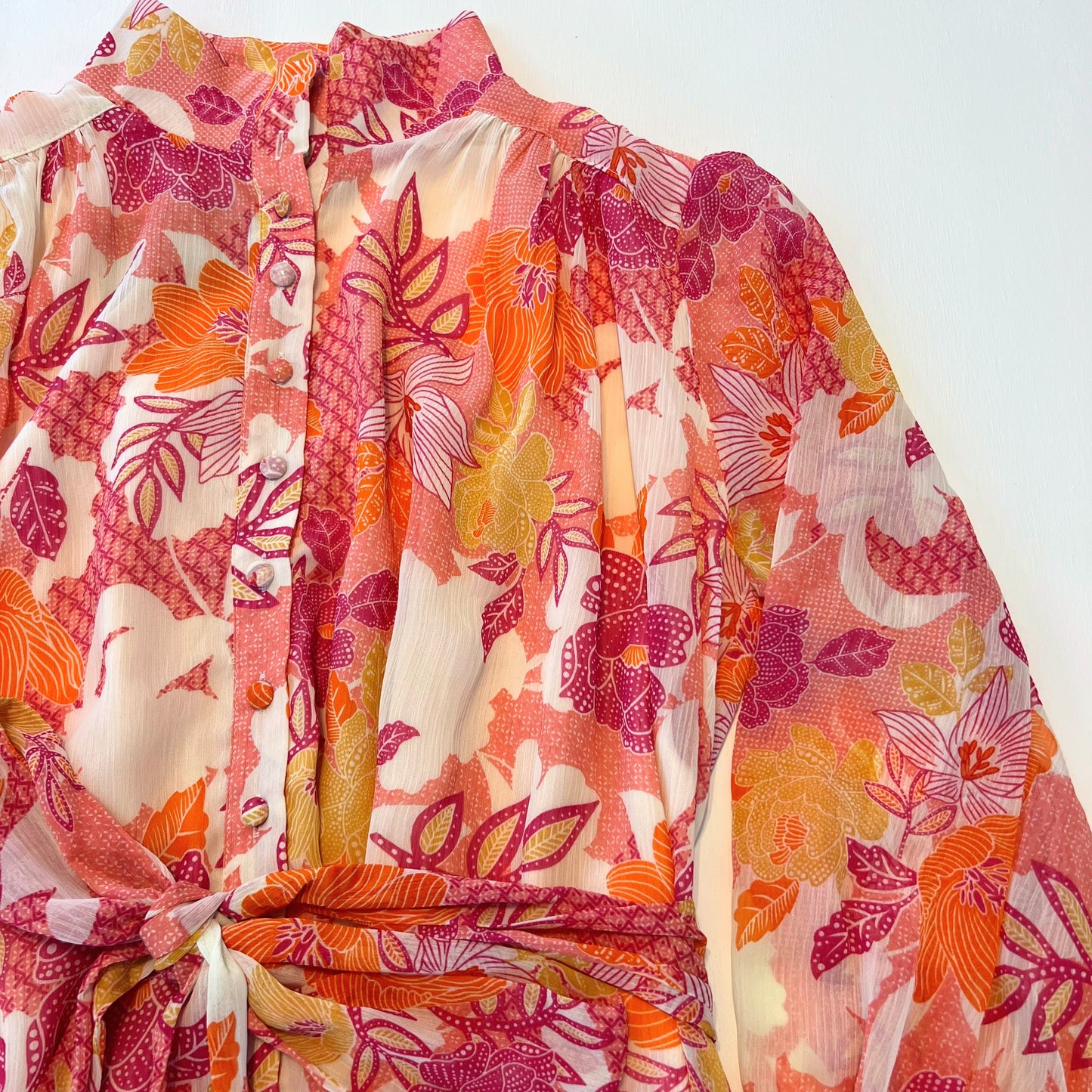 Sayward Floral Button Down Dress