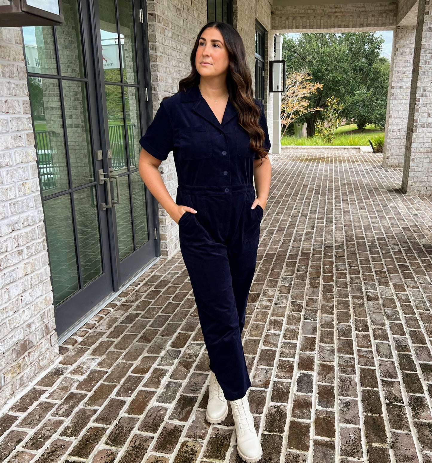 Clarendon Corduroy Utility Jumpsuit
