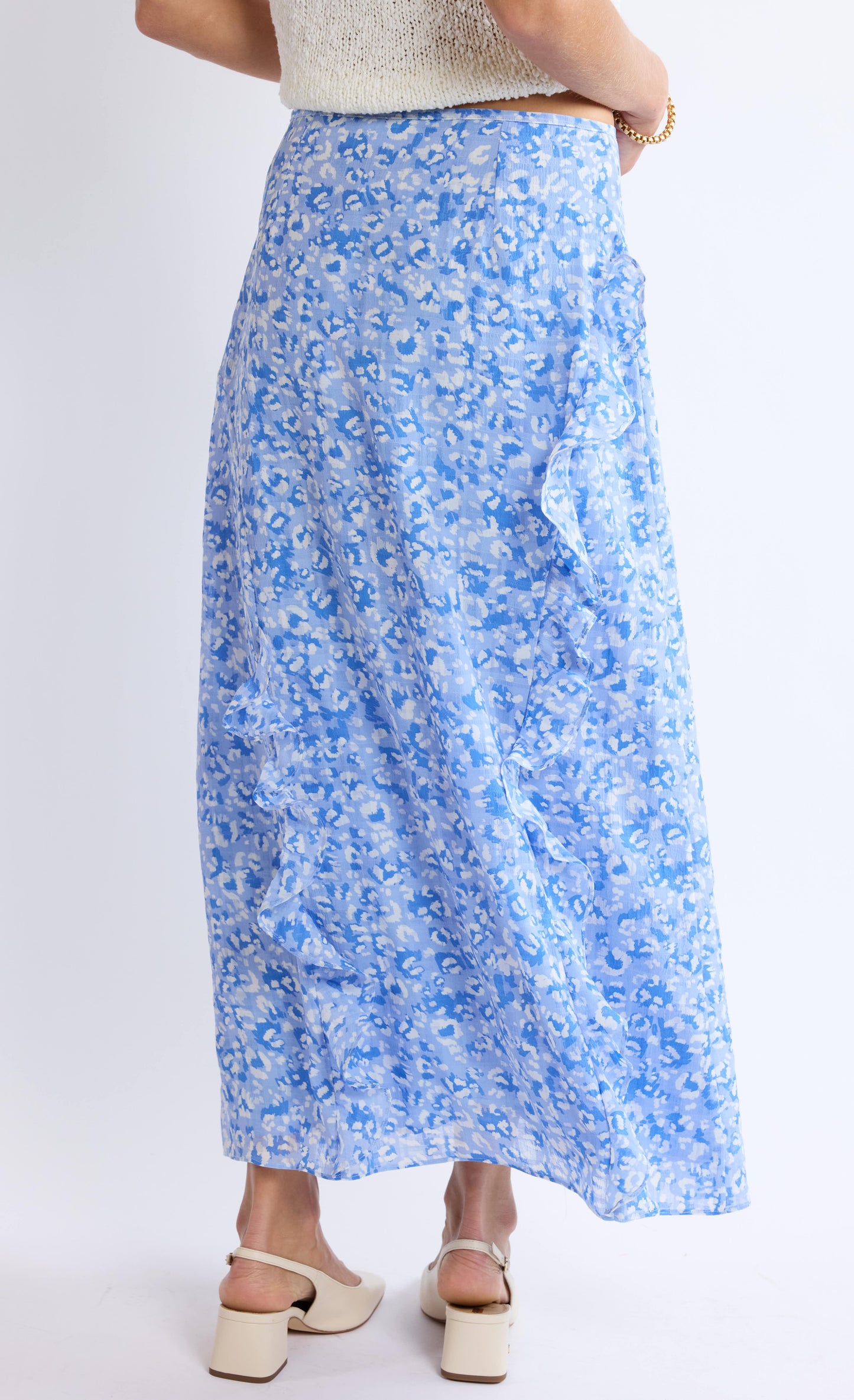 Arcadia Ruffle Maxi Skirt