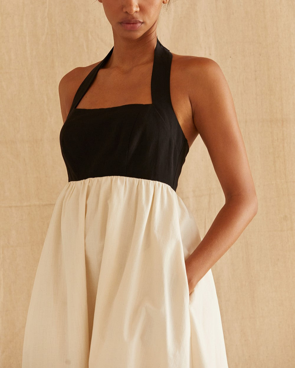 Lilibeth Halter Neck Midi Dress