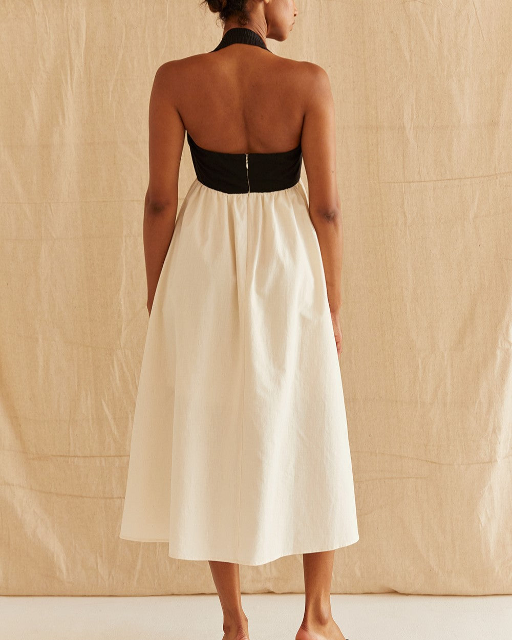 Lilibeth Halter Neck Midi Dress