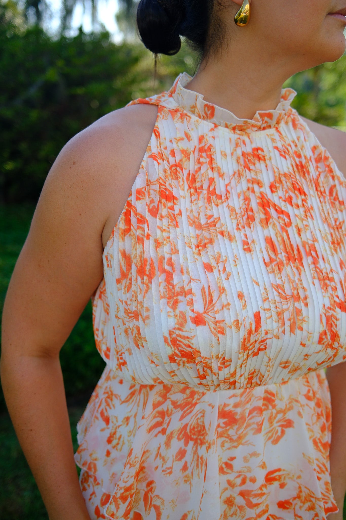 Mari Floral Tiered Dress
