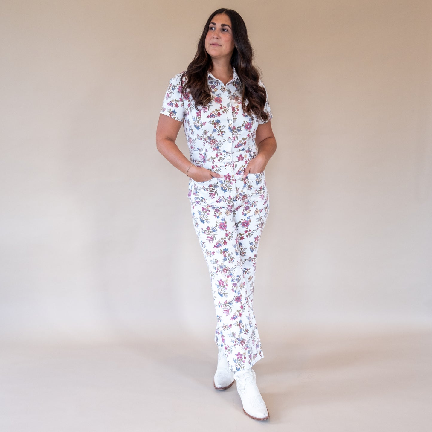 Lainey Floral Printed Jumpsuit