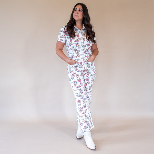 Lainey Floral Printed Jumpsuit