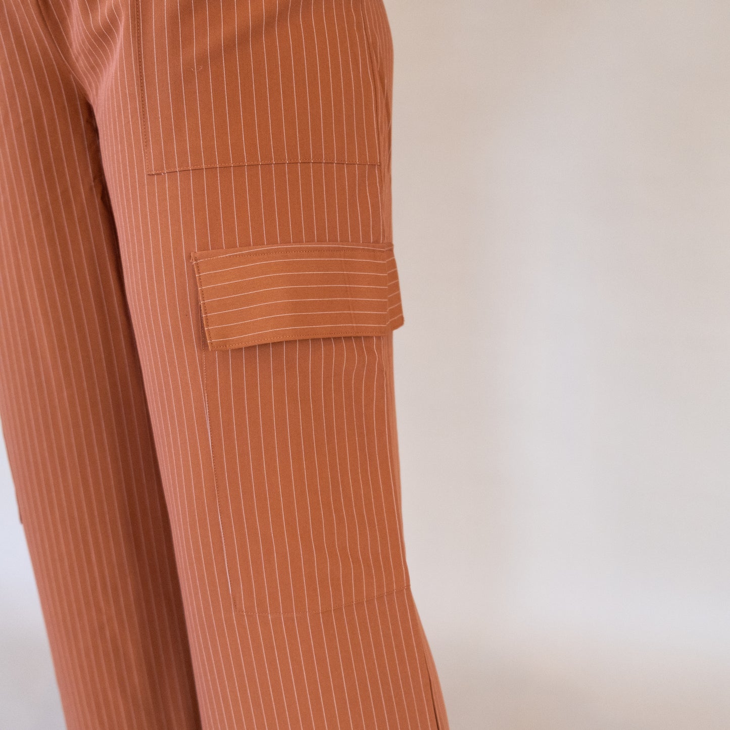 Gable Pinstripe Cargo Pants