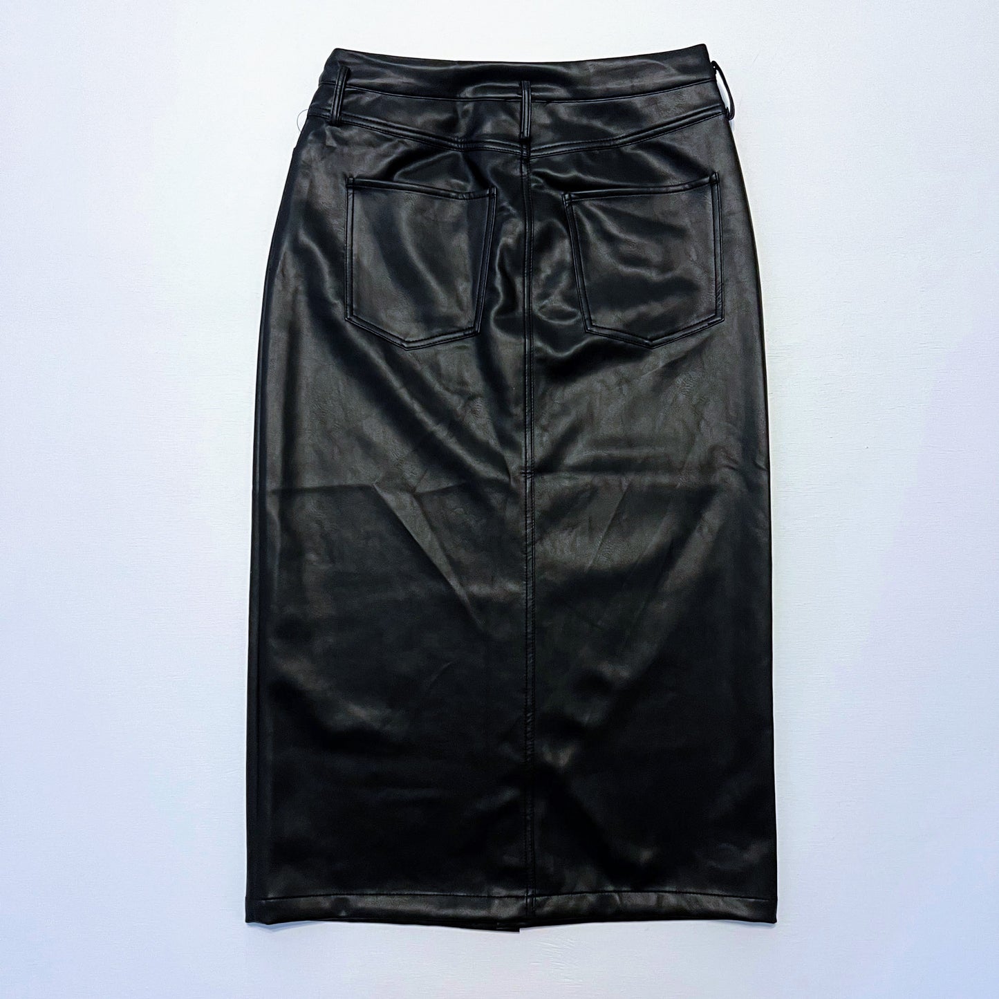 Buxton Faux Leather Midi Skirt