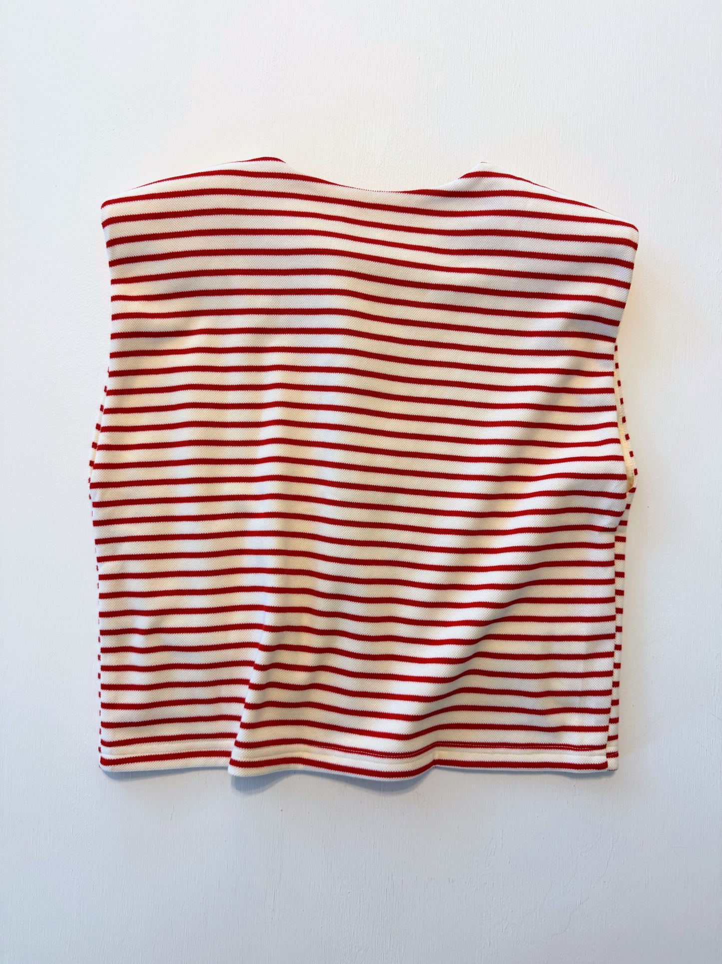 Marietta Striped Sleeveless Vest