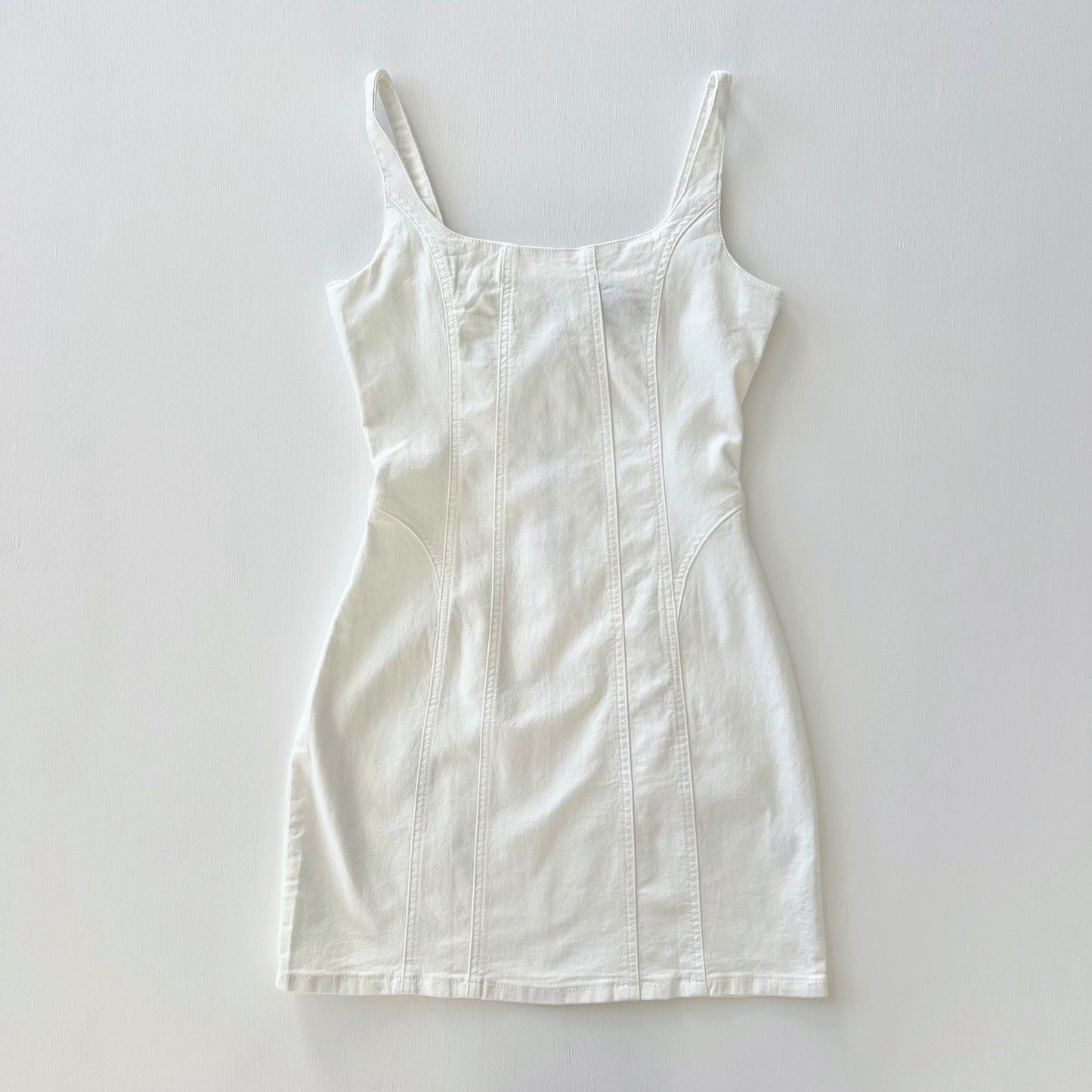 Lula White Denim Mini Dress