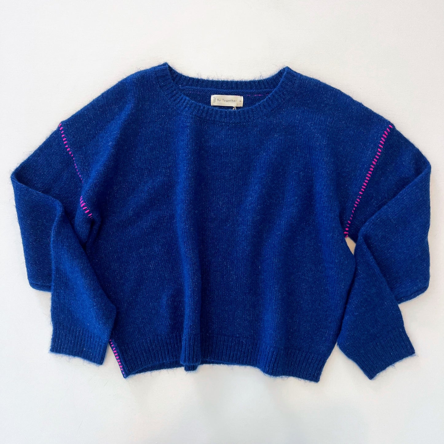 Melody Pink Stitch Sweater