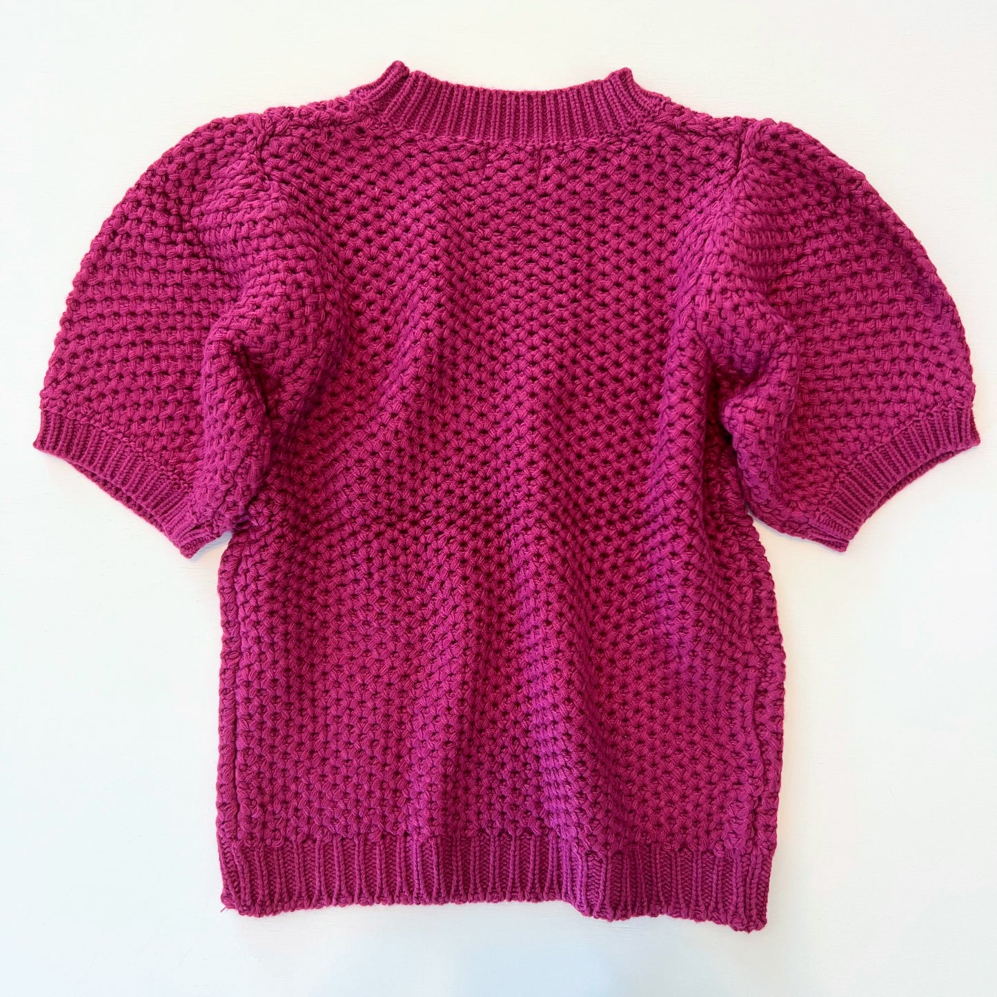 Glenda Knit Balloon Sleeve Sweater Top