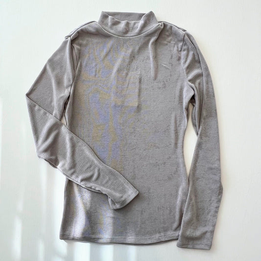 Chloe Silver Long Sleeve Basic