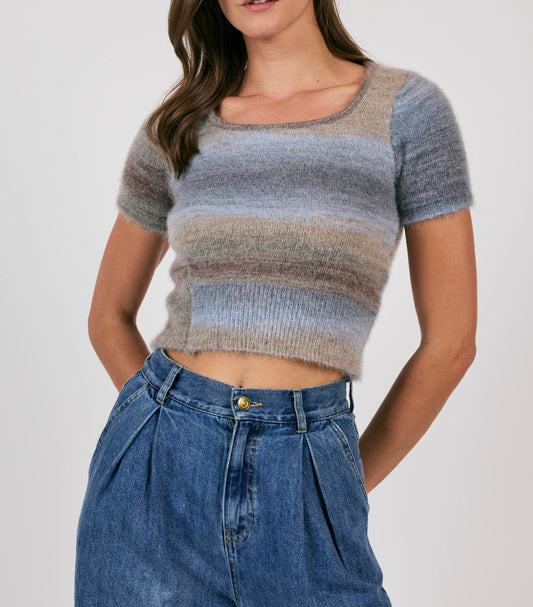 Preston Cropped Sweater Top