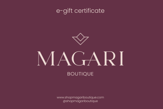 Magari e-gift certificate