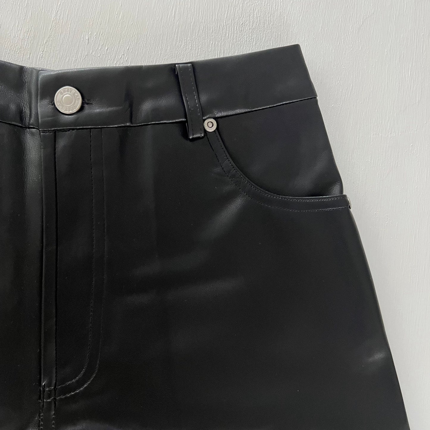 Taylor Faux Leather Shorts