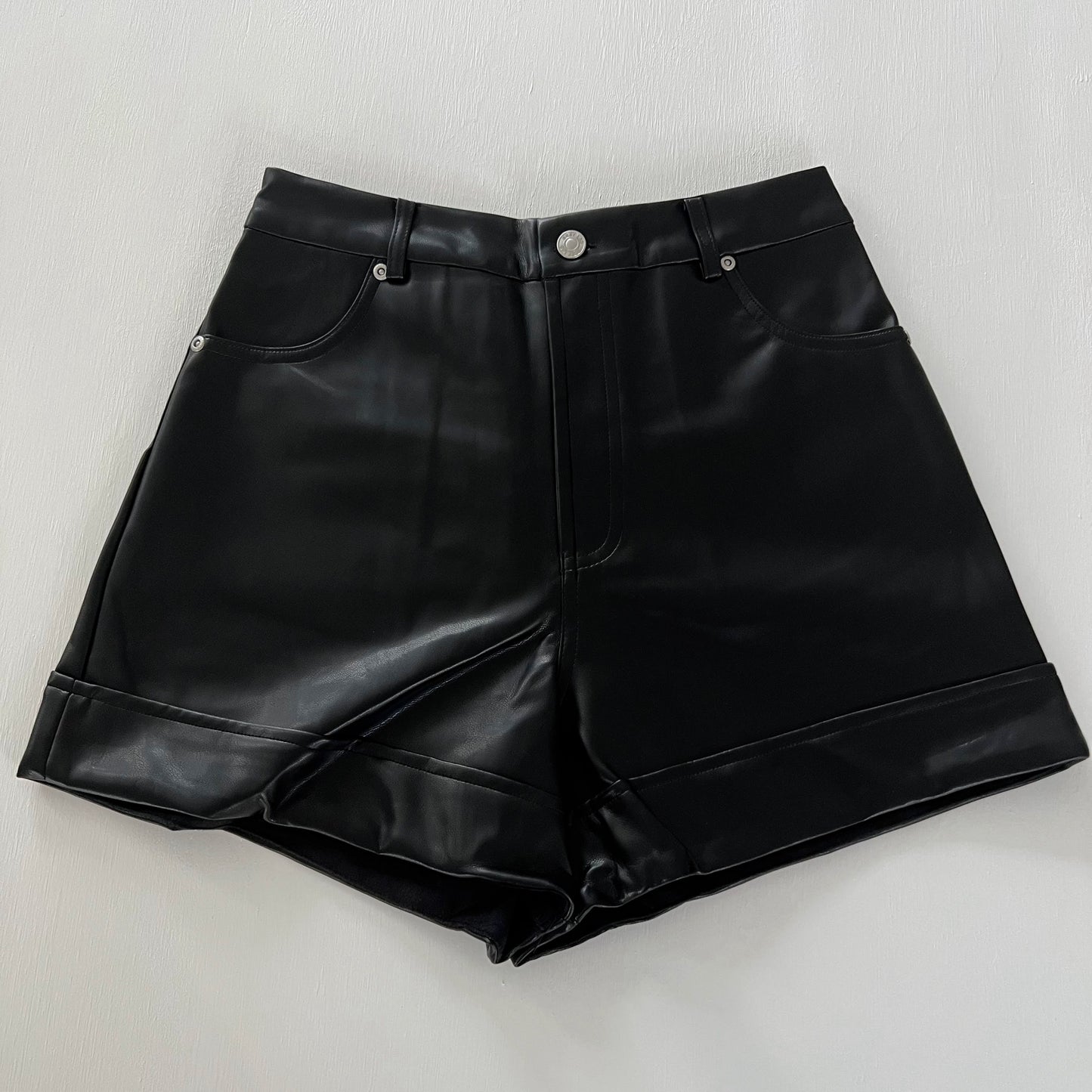 Taylor Faux Leather Shorts