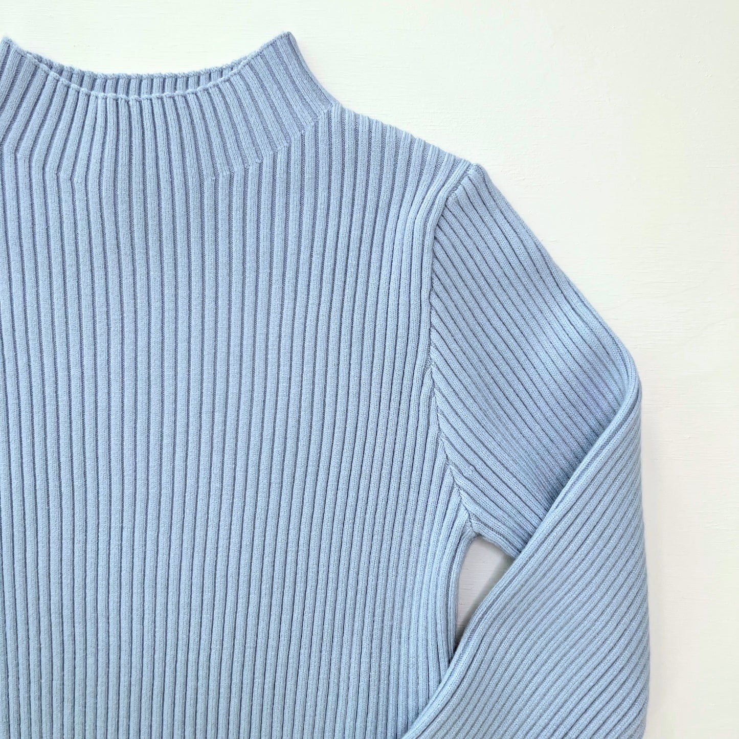 Bennett Ribbed Mock Neck Crop Sweater